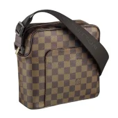 Сумка Louis Vuitton N41442 Olav PM Messenger Bag Damier Ebene Canvas "Brown"