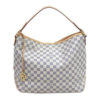 Сумка Louis Vuitton N41448 Delightful MM Hobo Bag Damier Azur Canvas "White" фото № 2