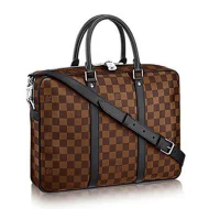 Портфель Louis Vuitton N41466 Porte-Documents Voyage PM Briefcase Damier Ebene Canvas "Brown"