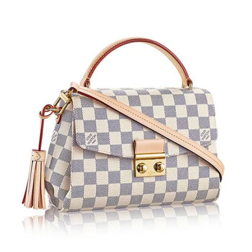 Сумка Louis Vuitton N41581 Croisette Crossbody Bag Damier Azur Canvas "White"