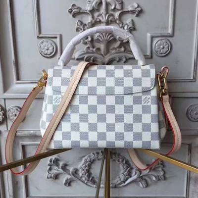 Сумка Louis Vuitton N41581 Croisette Crossbody Bag Damier Azur Canvas "White" фото № 4