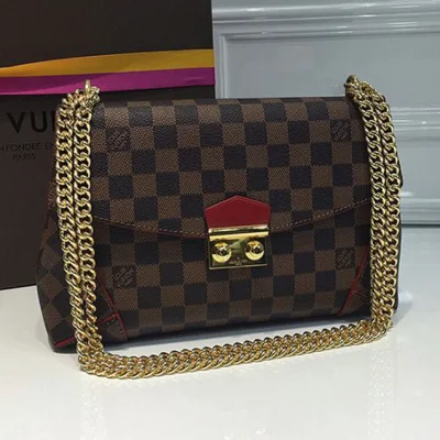 Сумка Louis Vuitton N41596 Caissa Clutch Shoulder Bag Damier Ebene Canvas "Brown" фото № 2