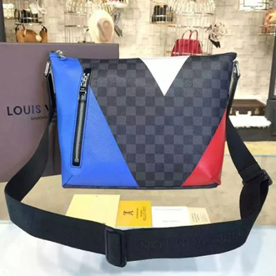 Сумка Louis Vuitton N41639 Mick PM Regatta Messenger Bag Damier Cobalt Canvas "Navy Blue" фото № 2