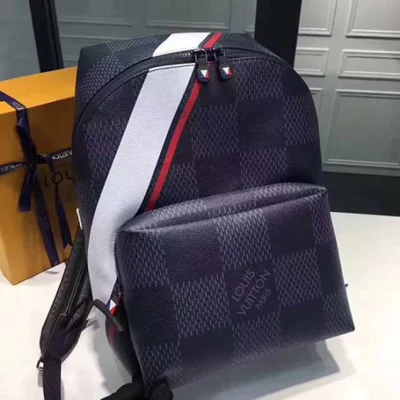 Рюкзак Louis Vuitton N44006 Apollo Backpack Damier Cobalt Canvas "Navy Blue" фото № 2