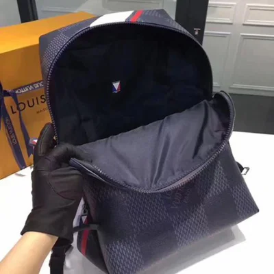 Рюкзак Louis Vuitton N44006 Apollo Backpack Damier Cobalt Canvas "Navy Blue" фото № 8