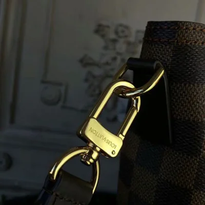 Сумка Louis Vuitton N44023 Jersey Shoulder Bag Damier Ebene Canvas "Brown" фото № 8