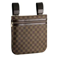 Сумка Louis Vuitton N51111 Pochette Bosphore Crossbody Bag Damier Ebene Canvas "Brown"