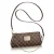 Сумка Louis Vuitton N55213 Eva Clutch Damier Ebene Canvas "Brown"