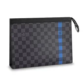 Клатч Louis Vuitton Pochette Voyage MM N64444 Damier Graphite Canvas "Graphite"