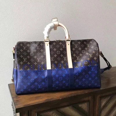 Сумка Louis Vuitton Keepall Bandouliere 50 M43861 Monogram Canvas "Brown" фото № 4