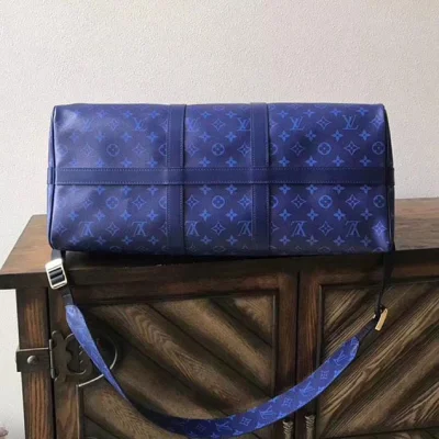 Сумка Louis Vuitton Keepall Bandouliere 50 M43861 Monogram Canvas "Brown" фото № 5