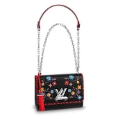 Сумка Louis Vuitton Twist MM M53531 Epi Leather "Black"