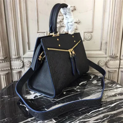 Сумка Louis Vuitton Monogram Empreinte Leather Sully PM M54196 "Black" фото № 3