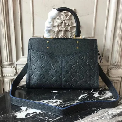 Сумка Louis Vuitton Monogram Empreinte Leather Sully PM M54196 "Black" фото № 4