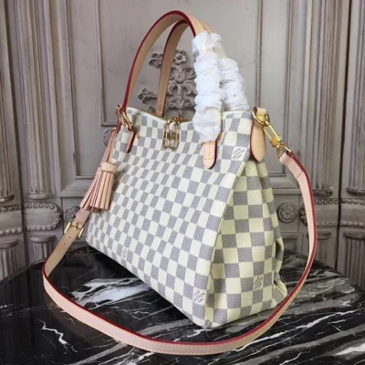 Сумка Louis Vuitton Damier Azur Canvas Lymington N40022 "White" фото № 3 Сумка Louis Vuitton Damier Azur Canvas Lymington N40022 "White" фото № 3