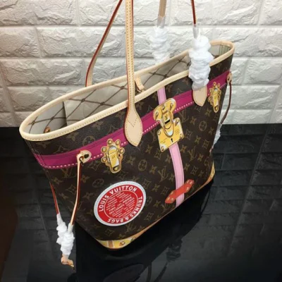 Сумка Louis Vuitton Monogram Canvas Neverfull MM M41390 "Brown" фото № 7