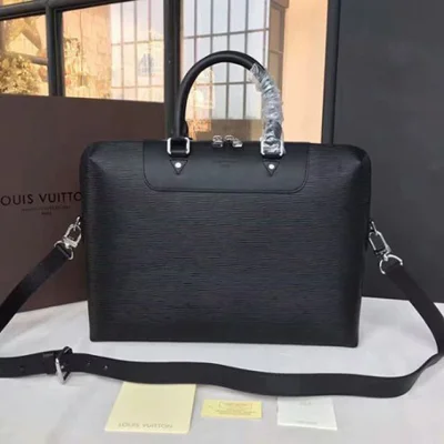 Портфель Louis Vuitton Porte-Documents Jour Briefcase M50163 Epi Leather "Black" фото № 2