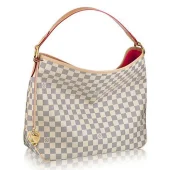 Сумка Louis Vuitton Delightful PM N41447 Damier Azur Canvas "White"
