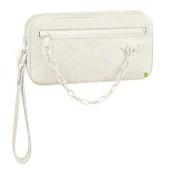 Клатч Louis Vuitton Pochette Volga M53258 Monogram Empreinte Leather "White"