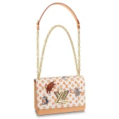 Сумка Louis Vuitton Twist MM M44460 Monogram Canvas "White"