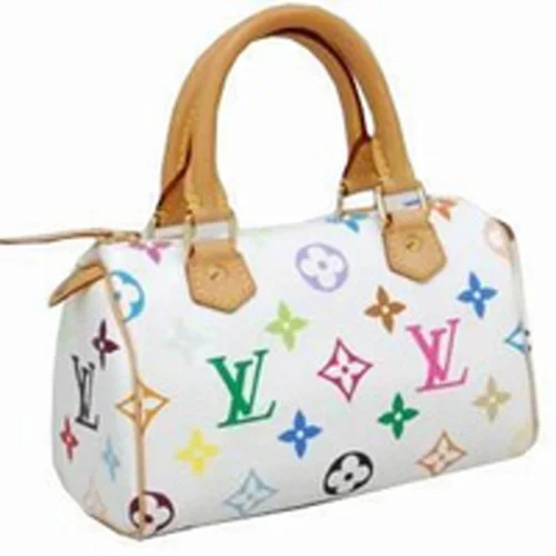 Сумка Louis Vuitton Mini Speedy M92645 Monogram Multicolore Blanc "White"