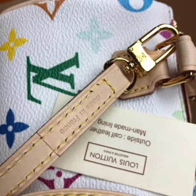 Сумка Louis Vuitton Mini Speedy M92645 Monogram Multicolore Blanc "White" фото № 8