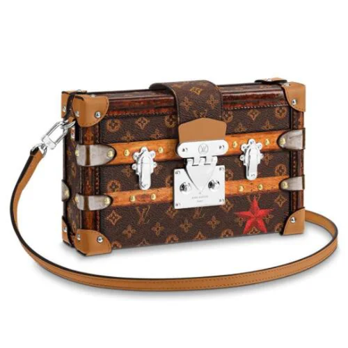 Сумка Louis Vuitton Petite Malle M52737 Monogram Canvas "Brown"