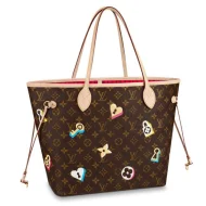 Сумка Louis Vuitton Neverfull MM M44364 Monogram Canvas "Brown"