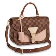 Сумка Louis Vuitton Trendy Crossbody N40147 Damier Ebene Canvas Venus Pink "Brown"