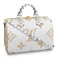 Сумка Louis Vuitton Speedy Bandouliere 30 M44572 Monogram Coated Canvas Khaki Green "White"