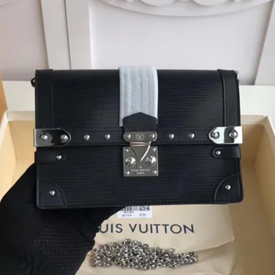Сумка Louis Vuitton Trunk Chain Wallet M67507 Epi Leather "Black" фото № 3