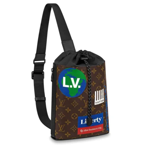 Сумка Louis Vuitton Chalk Sling Bag M44625 Monogram Canvas Marron "Brown"