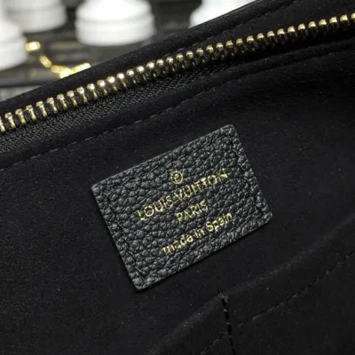 Сумка Louis Vuitton Surene MM Chain Tote Handbag Monogram Empreinte Canvas Fall Winter 2018 Collection M43758 Noir "Black" фото № 8