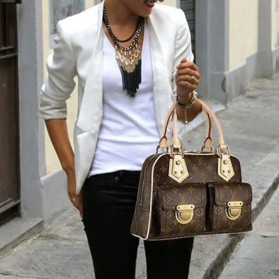 Сумка Louis Vuitton M40026 Manhattan PM Tote Bag Monogram Canvas "Brown" фото № 10 Сумка Louis Vuitton M40026 Manhattan PM Tote Bag Monogram Canvas "Brown" фото № 10