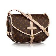 Сумка Louis Vuitton M40710 Saumur MM Crossbody Bag Monogram Canvas "Brown"