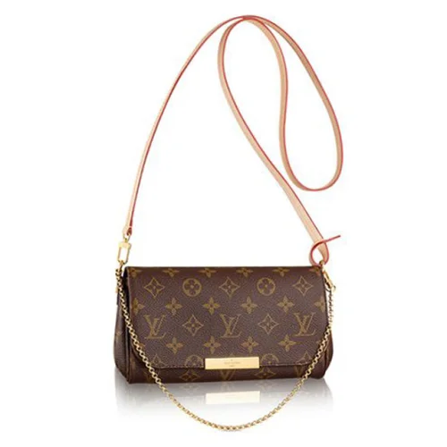 Сумка Louis Vuitton M40717 Favorite PM Monogram Canvas "Brown"