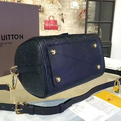 Сумка Louis Vuitton M40762 Speedy 25 Tote Bag Monogram Empreinte Leather "Black" фото № 5