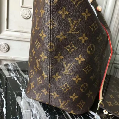 Сумка Louis Vuitton M40995 Neverfull MM Shoulder Bag Monogram Canvas "Brown" фото № 7