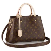 Сумка Louis Vuitton M41055 Montaigne BB Tote Bag Monogram Canvas "Brown"