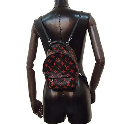 Рюкзак Louis Vuitton M41457 Palm Springs Backpack Mini Monogram Canvas "Brown" фото № 10