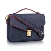Сумка Louis Vuitton M44071 Pochette Metis Crossbody Bag Monogram Empreinte Leather "Navy Blue"