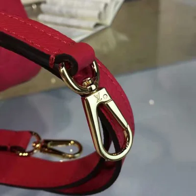 Сумка Louis Vuitton M50038 Montaigne BB Tote Bag Monogram Empreinte Leather "Red" фото № 7