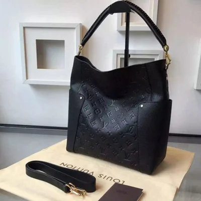 Сумка Louis Vuitton M50072 Bagatelle Hobo Bag Monogram Empreinte Leather "Black" фото № 2
