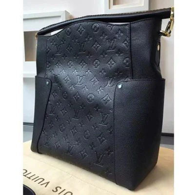 Сумка Louis Vuitton M50072 Bagatelle Hobo Bag Monogram Empreinte Leather "Black" фото № 3
