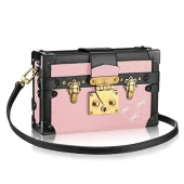 Сумка Louis Vuitton M50385 Petite Malle Crossbody Bag Epi Leather "Pink"