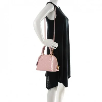 Сумка Louis Vuitton M50415 Alma BB Tote Bag Monogram Vernis "Pink" фото № 10
