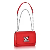 Сумка Louis Vuitton M50523 Twist MM Shoulder Bag Epi Leather "Red"