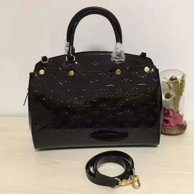 Сумка Louis Vuitton M50784 Brea MM Tote Bag Monogram Vernis "Black" фото № 2