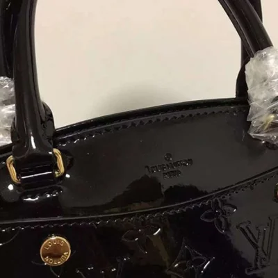 Сумка Louis Vuitton M50784 Brea MM Tote Bag Monogram Vernis "Black" фото № 6