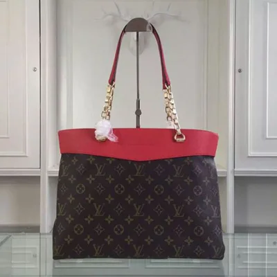 Сумка Louis Vuitton M51197 Pallas Shopper Shoulder Bag Monogram Canvas "Brown" фото № 4